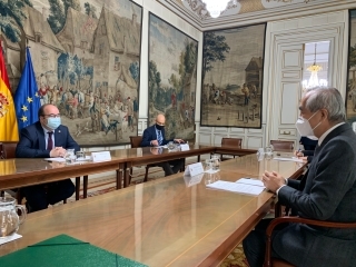 REUNIÓN DEL EMBAJADOR HIRAMATSU CON EL MINISTRO DE POLÍTICA TERRITORIAL Y FUNCIÓN PÚBLICA