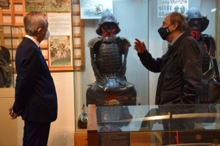 VISITA DEL EMBAJADOR HIRAMATSU AL MUSEO ORIENTAL DE VALLADOLID